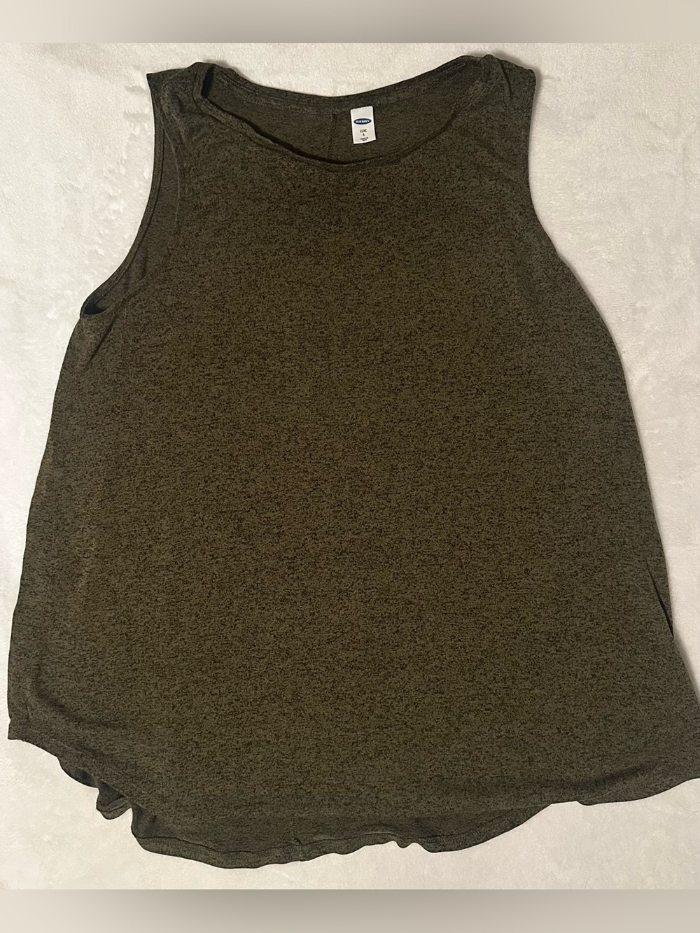 Large Luxe Old Navy Women's Olive Green Tank Top